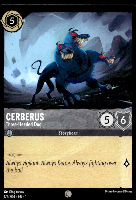 Cerberus - Three-Headed Dog - 176/204 - The First Chapter - Lorcana