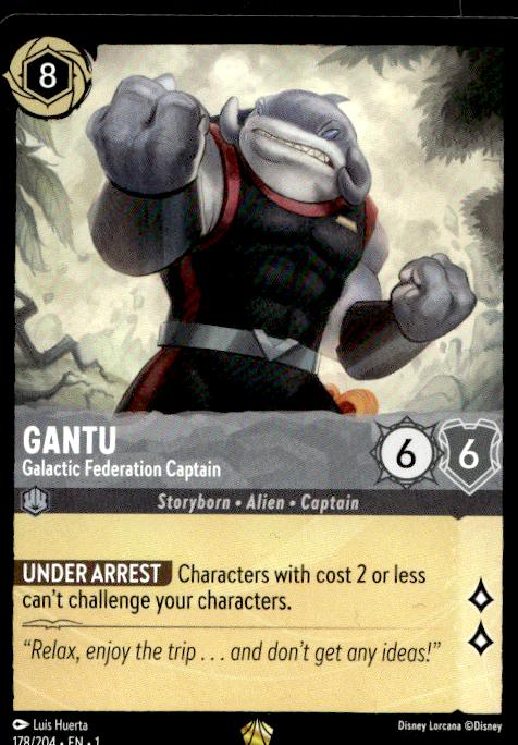 Gantu - Galactic Federation Captain - 178/204 - The First Chapter - Lorcana (1)