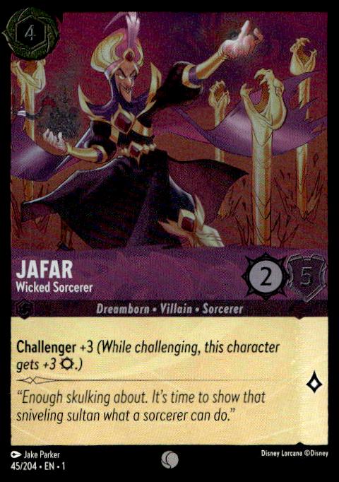 Jafar - Wicked Sorcerer - 45/204 - The First Chapter - Lorcana (2)