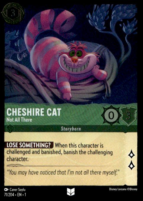 Cheshire Cat - Not All There - 71/204 - The First Chapter - Lorcana (2)