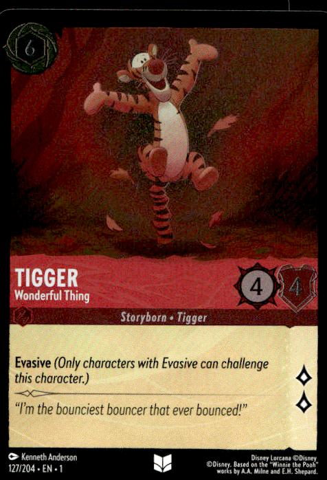 Tigger - Wonderful Thing - 127/204 - The First Chapter - Lorcana (1)