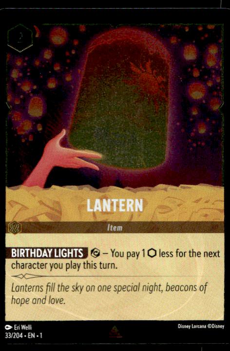 Lantern - 33/204 - The First Chapter - Lorcana