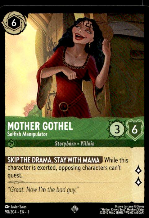 Mother Gothel - Selfish Manipulator - 90/204 - The First Chapter - Lorcana