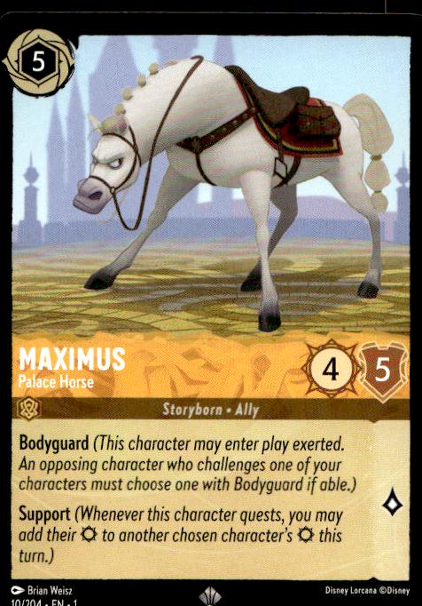 Maximus - Palace Horse - 10/204 - The First Chapter - Lorcana