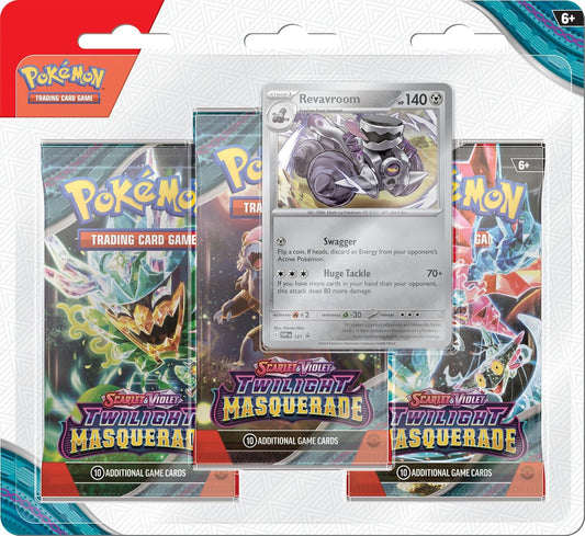Twilight Masquerade - Triple Blister - Pokemon TCG